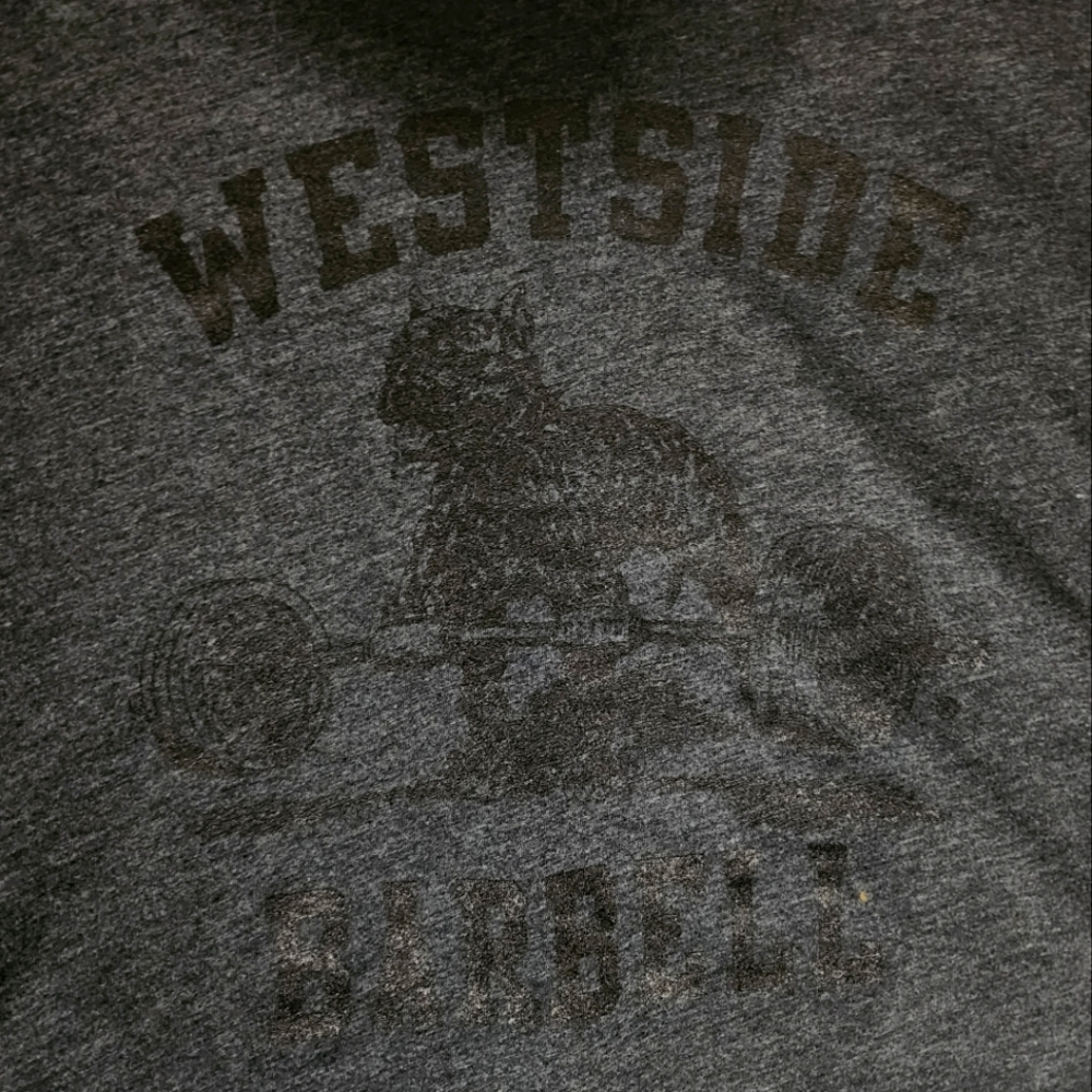 Westside Barbell Tshirt Black on Black/"Murdered Out" 4XL